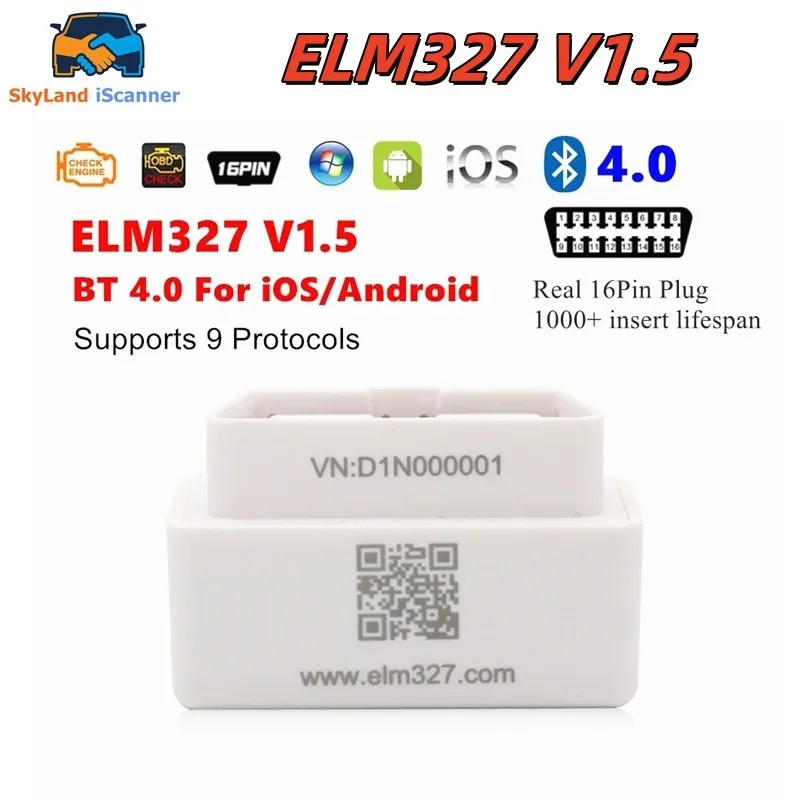Лучший V1.5 ELM327 Bluetooth BT 4.0 для IOS Android Windows OBD2 диагностический интерфейс ELM 327 считыватель кодов V1.5 с новым чипом CAN
Лучший V1.5 ELM327 Bluetooth BT 4.0 для IOS Android Windows OBD2 диагностический интерфейс ELM 327 считыватель кодов V1.5 с новым чипом CAN