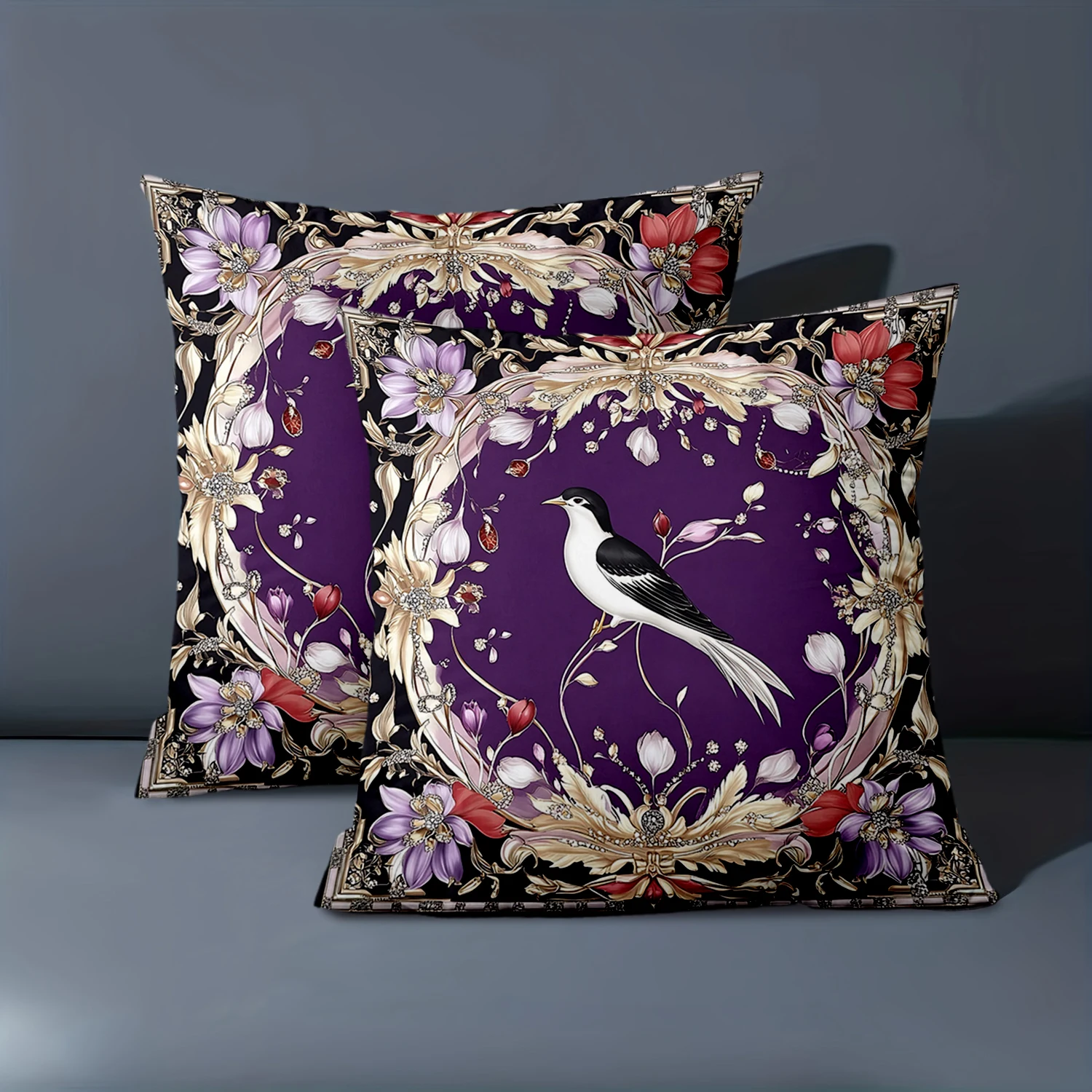 1 pieces -2D flat printing Floral & Bird Patterned Decorative Throw Pillows Polyester pillowcase, sofa decorative cushion cov
1 pieces -2D flat printing Floral & Bird Patterned Decorative Throw Pillows Polyester pillowcase, sofa decorative cushion cov
