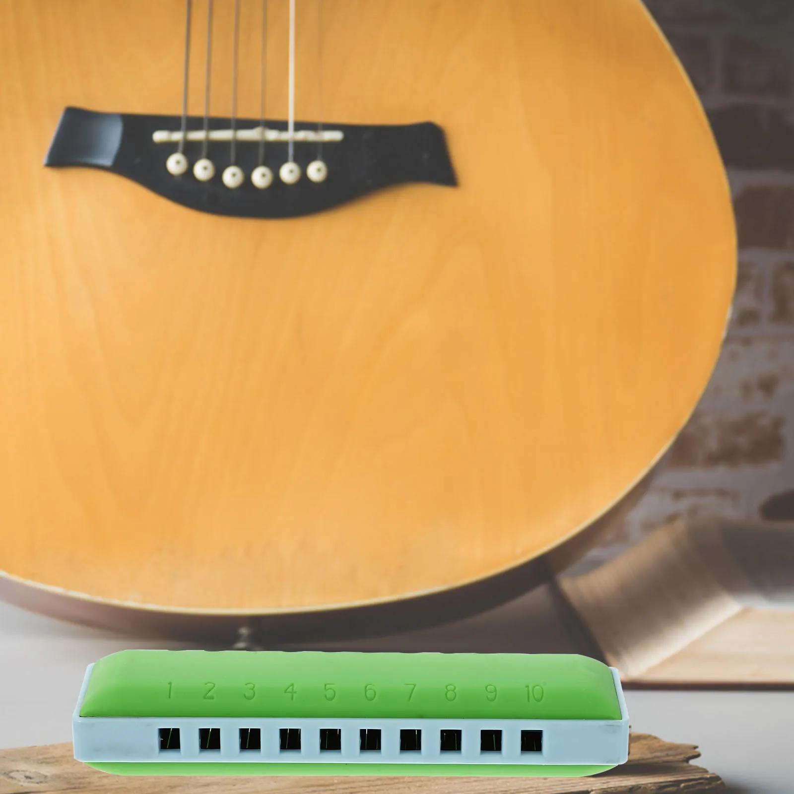 1Set 10-Hole Harmonica ABS Resin 20 Tones Portable Blues Music Instrument for Beginners Gifts ABS Harmonica
1Set 10-Hole Harmonica ABS Resin 20 Tones Portable Blues Music Instrument for Beginners Gifts ABS Harmonica