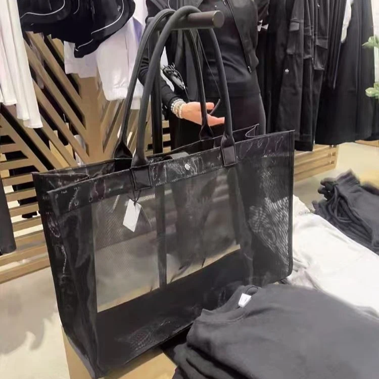 AI Fashion Sheer Tote Bag Large Capacity Portable Yoga Shoulder Bag Outdoor Beach Leisure Storage Shopping Bag
AI Fashion Sheer Tote Bag Large Capacity Portable Yoga Shoulder Bag Outdoor Beach Leisure Storage Shopping Bag