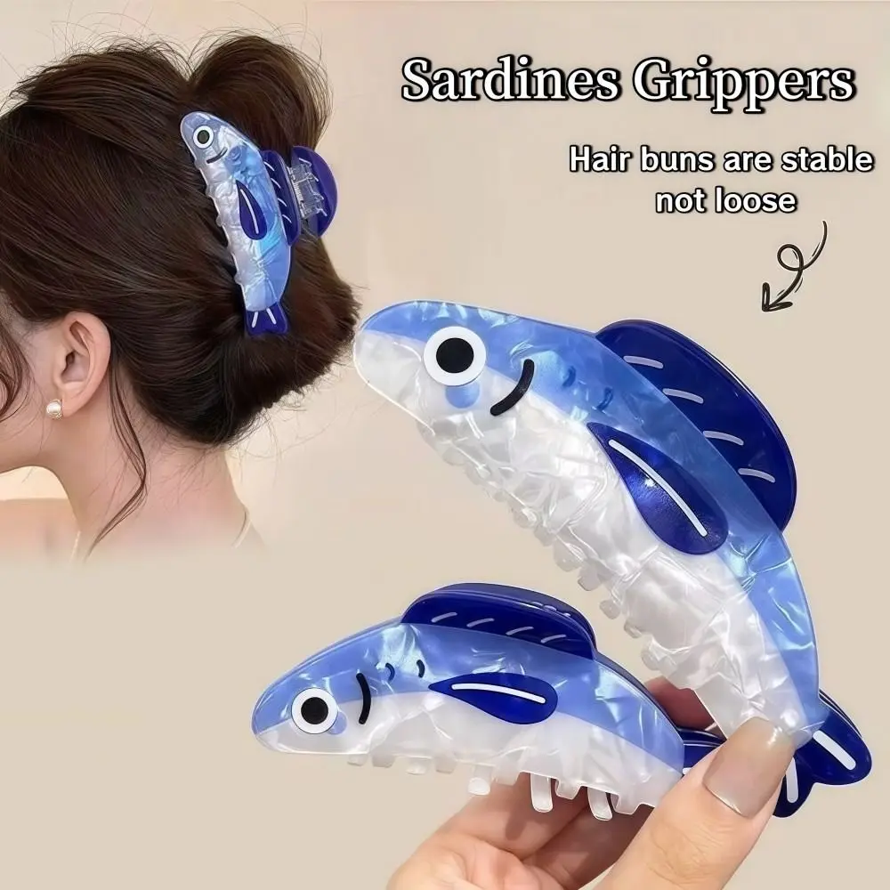 Cute Sardines Hair Claw Clip Non Slip Cartoon Hairpin Simple Design Lightweight Hair Barrettes Girls Accessories
Cute Sardines Hair Claw Clip Non Slip Cartoon Hairpin Simple Design Lightweight Hair Barrettes Girls Accessories