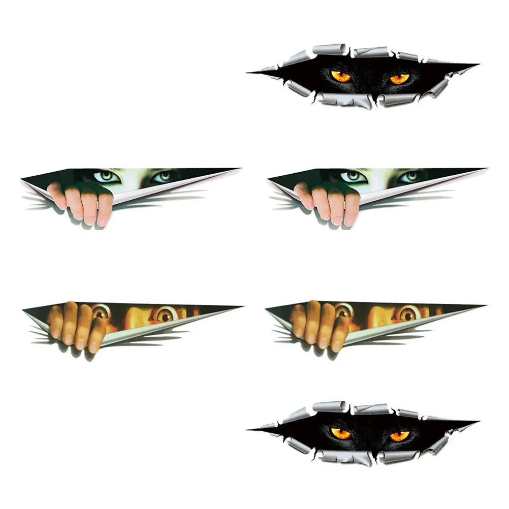 6 Sheets 3D Digital Stickers Car Horror Decorative Decals No Residue Versatile Body Window Sticker Car Exterior Protection
6 Sheets 3D Digital Stickers Car Horror Decorative Decals No Residue Versatile Body Window Sticker Car Exterior Protection