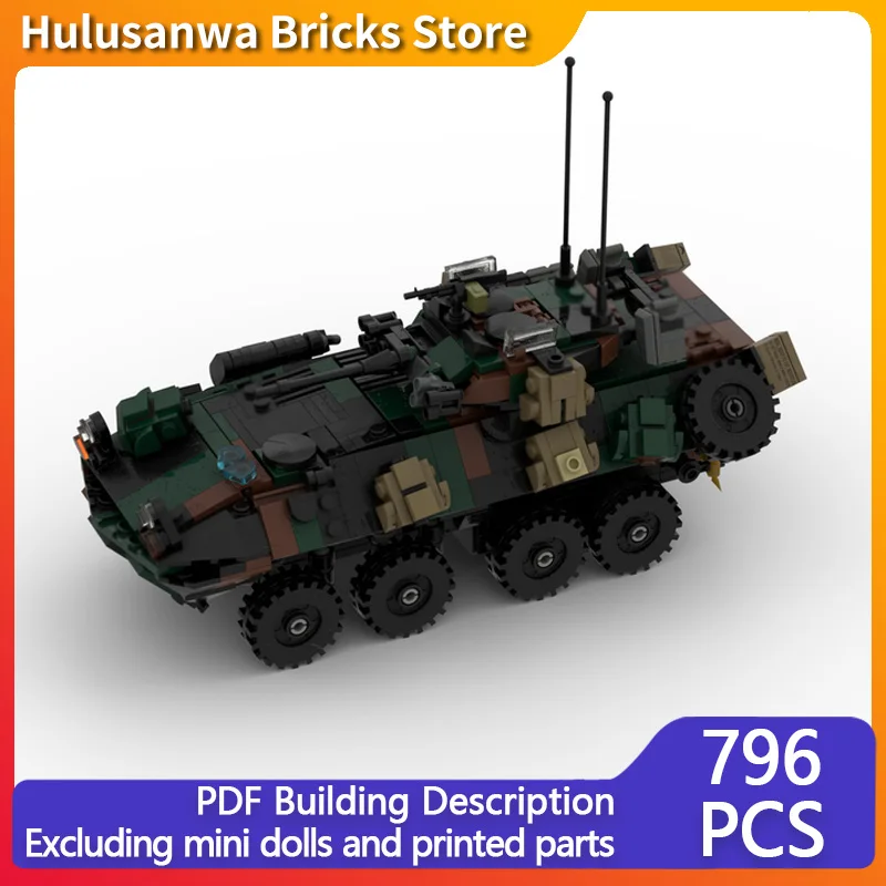 LAV 25A2 Infantry Fighting Vehicle Model MOC Building Bricks War Equipment Modular Technology Assemble Toys Suit Gifts Holiday
LAV 25A2 Infantry Fighting Vehicle Model MOC Building Bricks War Equipment Modular Technology Assemble Toys Suit Gifts Holiday