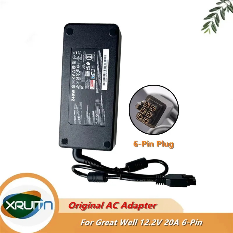 Genuine Great Wall GA240SD1-12020000 AC Adapter 12.2V 20.0A 240.0W 6-PIN For Lenovo ThinkSystem SE350 Power Supply Charger
Genuine Great Wall GA240SD1-12020000 AC Adapter 12.2V 20.0A 240.0W 6-PIN For Lenovo ThinkSystem SE350 Power Supply Charger