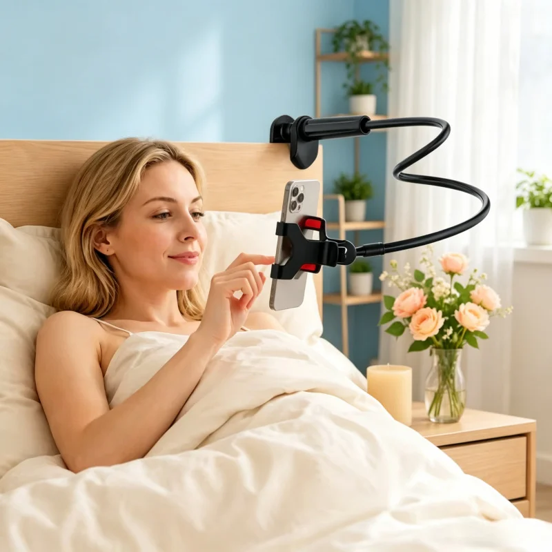2pcs Bedside Desktop Phone Support Stand, 70CM Flexible Long Arm, Practical Clamp Holder for Daily Hands-free Use
2pcs Bedside Desktop Phone Support Stand, 70CM Flexible Long Arm, Practical Clamp Holder for Daily Hands-free Use