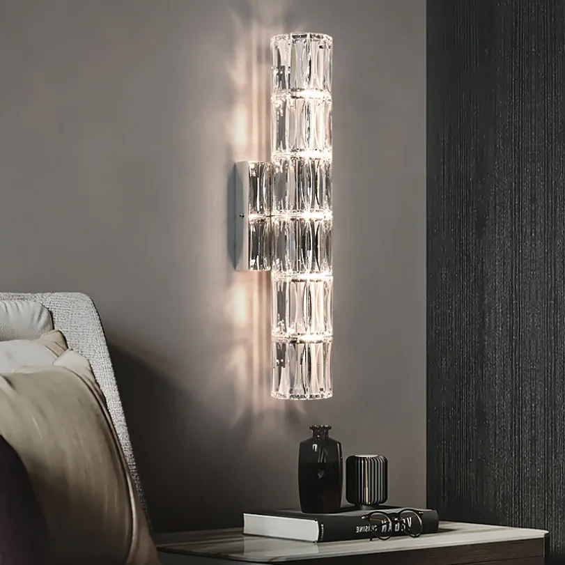 Luxury Crystal Led Wall Mounted Lamp for Bedroom Bedside Hotel Modern Sconce Light Fixtures Bathroom Decoration Living Room Deco
Luxury Crystal Led Wall Mounted Lamp for Bedroom Bedside Hotel Modern Sconce Light Fixtures Bathroom Decoration Living Room Deco
