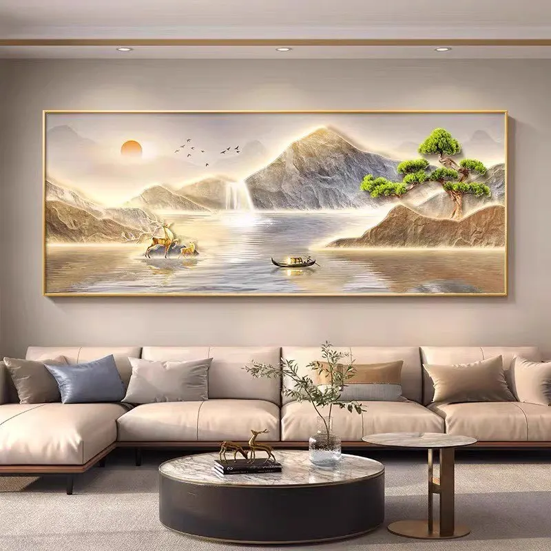 Modern Simplicity Diamond Painting Diamond Cross Stitch Glue Diamond Landscape Artwork for Living Room Wealth Brings Water
Modern Simplicity Diamond Painting Diamond Cross Stitch Glue Diamond Landscape Artwork for Living Room Wealth Brings Water