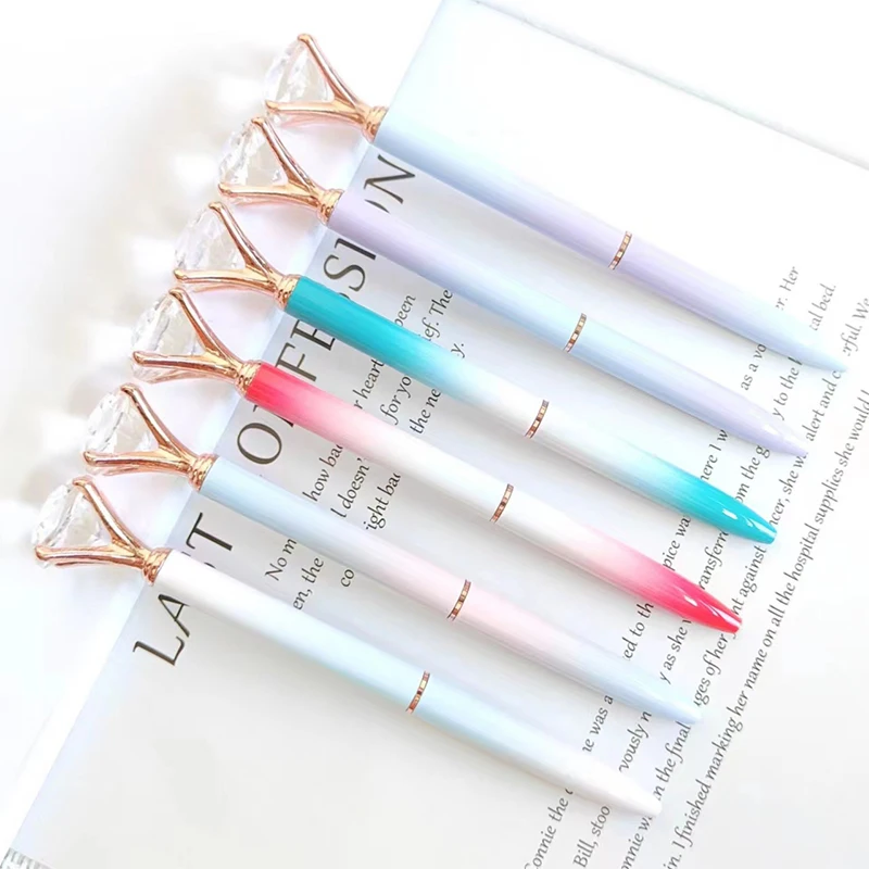 12Pcs Big Diamond/Crystal Metal Ballpoint Pen School and Office Supplies Black Ink
12Pcs Big Diamond/Crystal Metal Ballpoint Pen School and Office Supplies Black Ink
