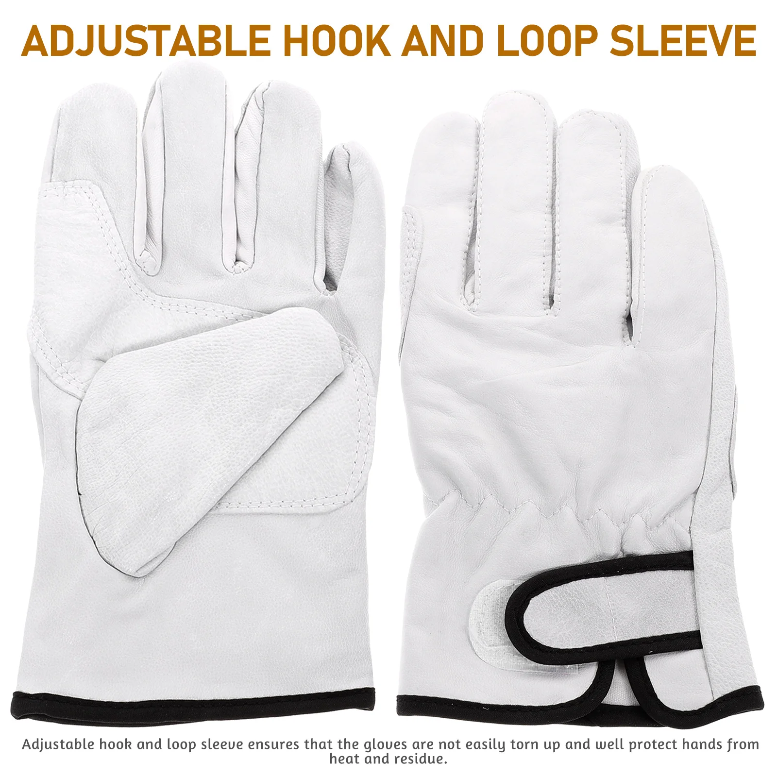 1 Pair Heat Resistant Welding Gloves Adjustable Hook and Loop Sleeve Insulated Gloves for Stove Oven Welding Cotton
1 Pair Heat Resistant Welding Gloves Adjustable Hook and Loop Sleeve Insulated Gloves for Stove Oven Welding Cotton