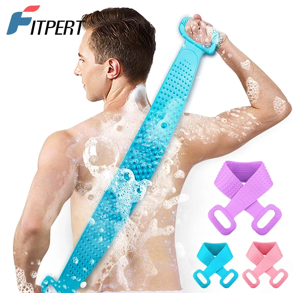Back Scrubber for Shower,Inmorven Bath Body Brush Silicone Back Brush Extra Long Exfoliating Body Scrubber with Handle Men Women
Back Scrubber for Shower,Inmorven Bath Body Brush Silicone Back Brush Extra Long Exfoliating Body Scrubber with Handle Men Women