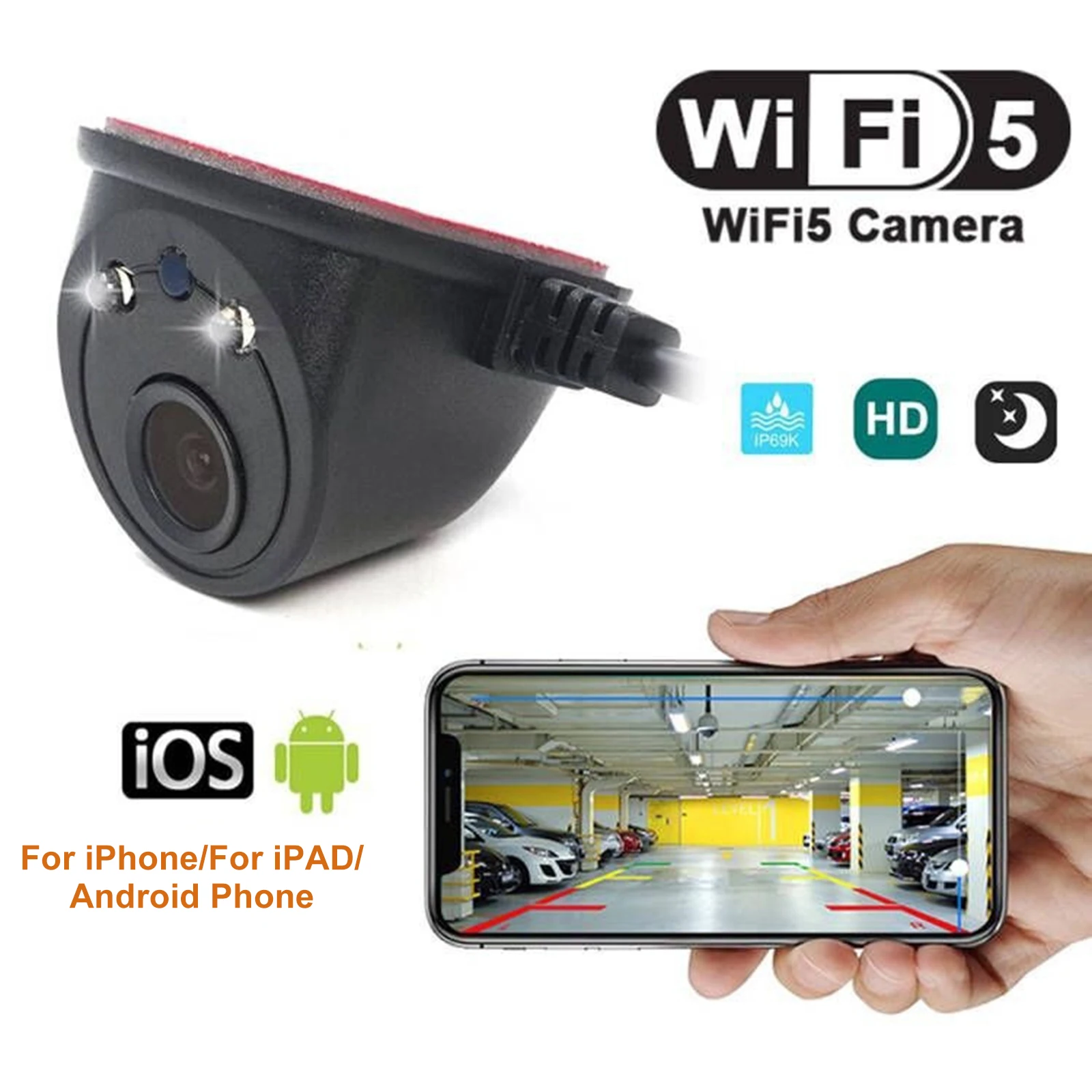 Car Side View Camera Blind Spot Side View Camera Wireless WiFi Night Vision with LED Light Wide Angle Parking Aid
Car Side View Camera Blind Spot Side View Camera Wireless WiFi Night Vision with LED Light Wide Angle Parking Aid