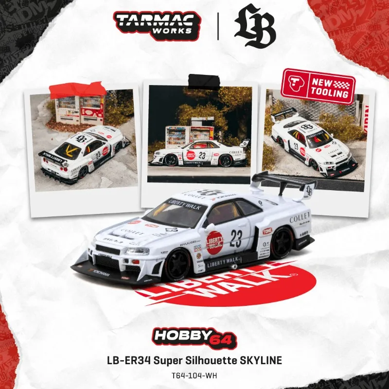 TW 1:64 Nissan GTR ER34 die-cast alloy car model, a gift for friends on special occasions, an adult collection piece.
TW 1:64 Nissan GTR ER34 die-cast alloy car model, a gift for friends on special occasions, an adult collection piece.
