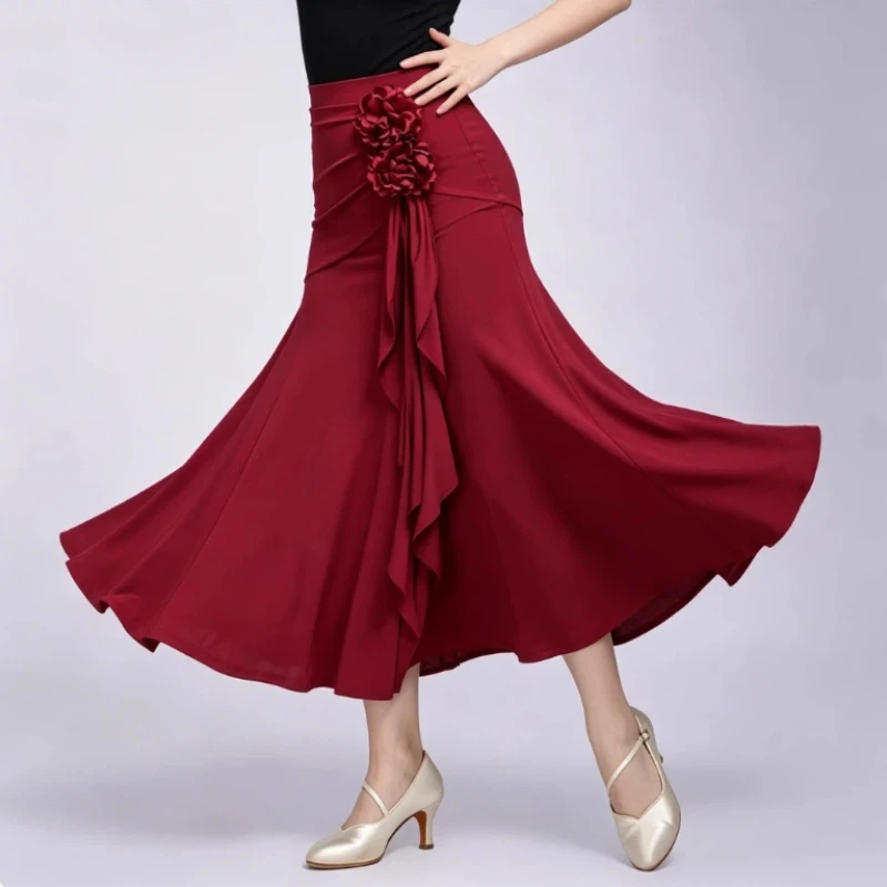 High End Professional Modern Dance Ballroom Dance Skirt for Women, New National Standard Dance Waltz Big Swing Skirt
High End Professional Modern Dance Ballroom Dance Skirt for Women, New National Standard Dance Waltz Big Swing Skirt