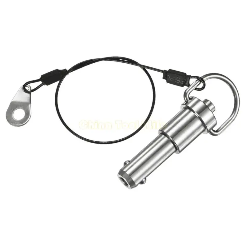 57QF Sturdy Stainless Steel Quick Releases Locking Pin with Button Mechanism and Cord for Aviation Gym And Machinery
57QF Sturdy Stainless Steel Quick Releases Locking Pin with Button Mechanism and Cord for Aviation Gym And Machinery