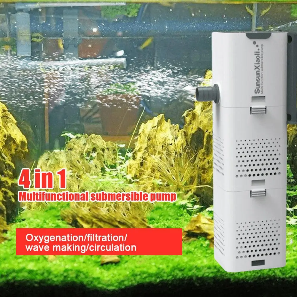 3 In 1 Filter For Aquarium Fish Tank Filter Mini Fish Tank Filter Aquarium Oxygen Submersible Water Purifier F8P0
3 In 1 Filter For Aquarium Fish Tank Filter Mini Fish Tank Filter Aquarium Oxygen Submersible Water Purifier F8P0