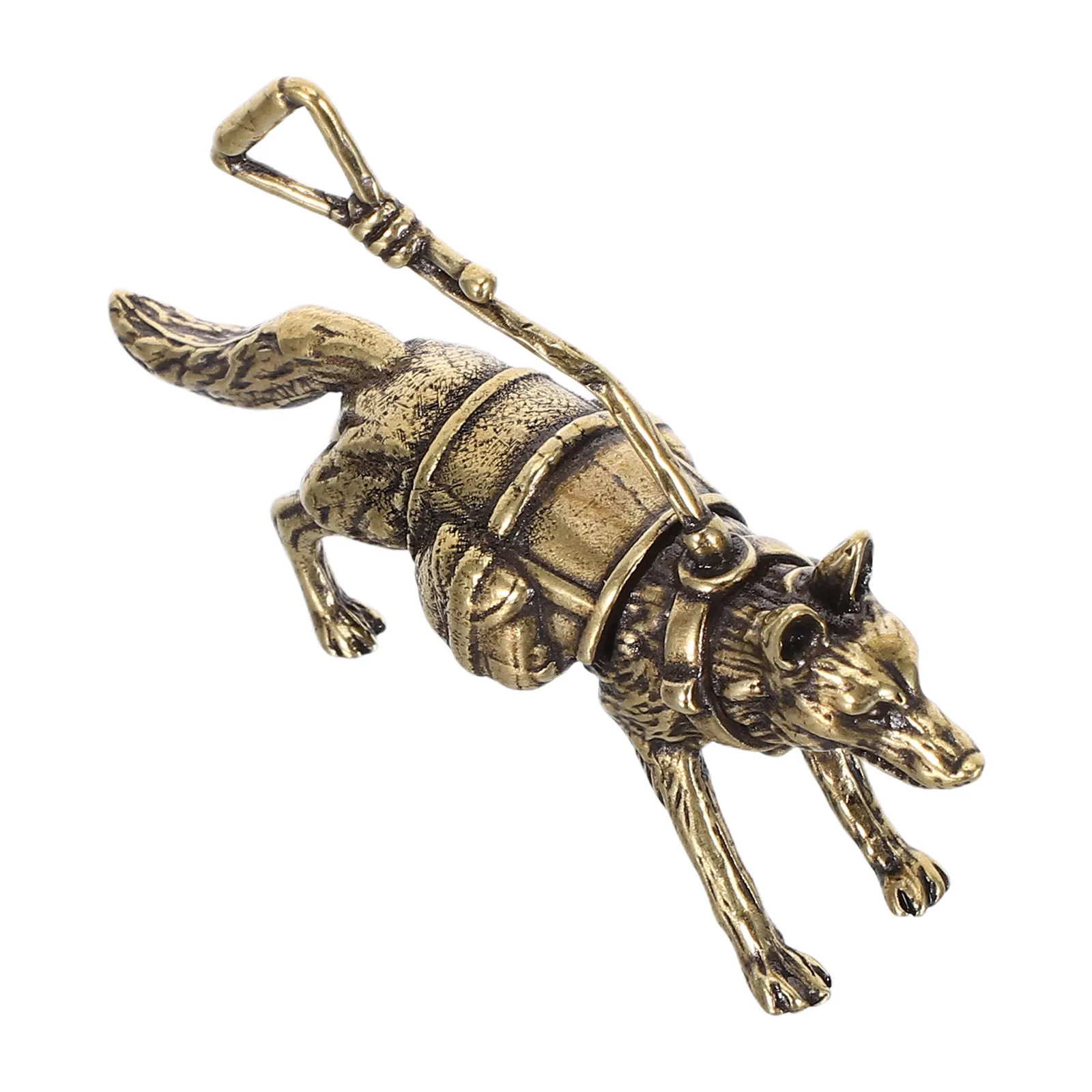 Маленькая винтажная латунная статуэтка немецкой овчарки, настольное украшение в виде животного, металлическая декоративная скульптура собаки для офиса
Маленькая винтажная латунная статуэтка немецкой овчарки, настольное украшение в виде животного, металлическая декоративная скульптура собаки для офиса