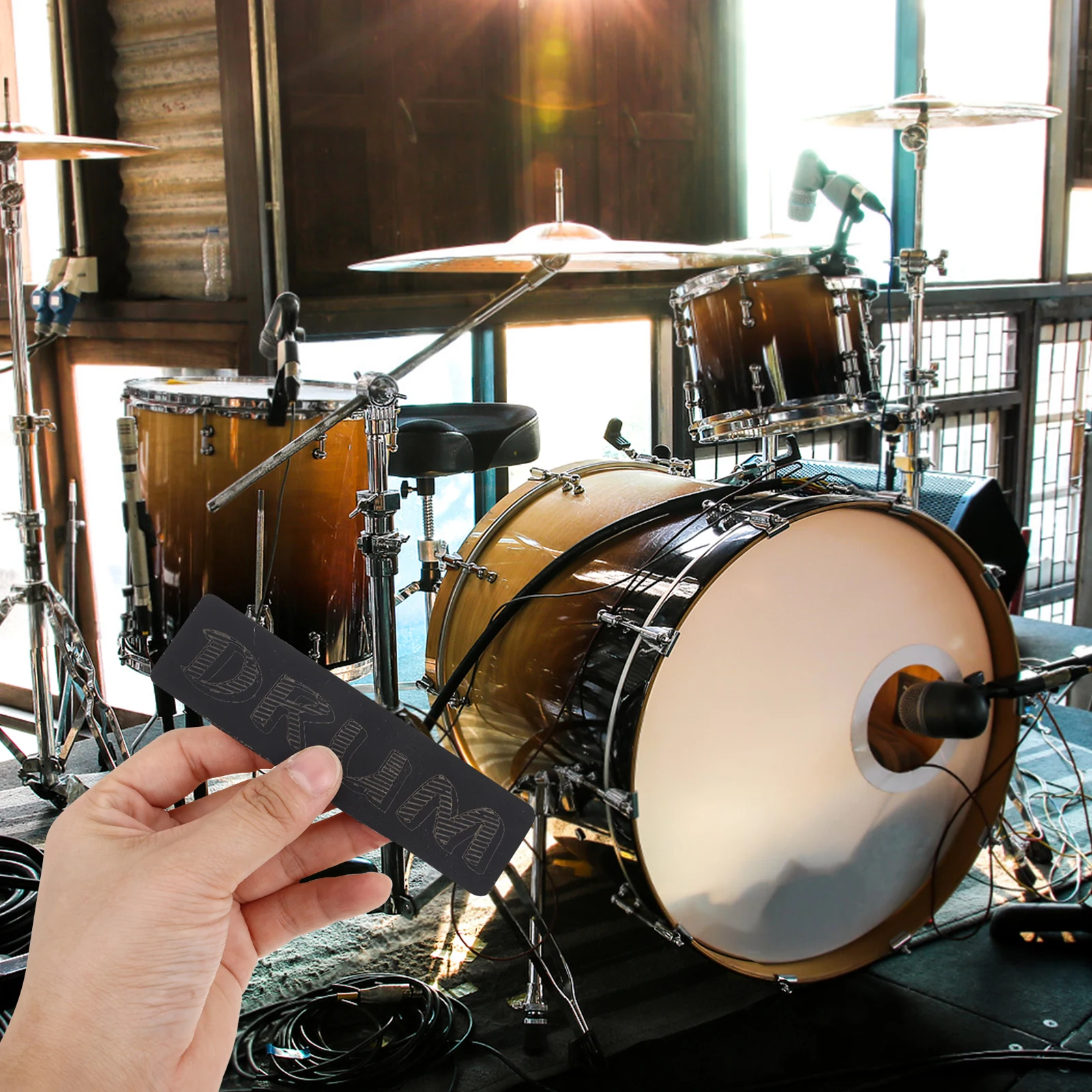 2 Pcs Musical Instrument Accessories Bass Drum Protector Silica Gel Practice Pad
2 Pcs Musical Instrument Accessories Bass Drum Protector Silica Gel Practice Pad