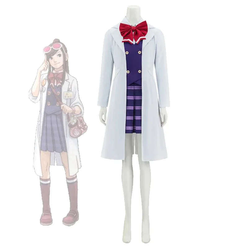 Костюм для косплея Эма Скай на Хэллоуин 2021, Gyakuten Saiban Akane Houzuki, униформа, юбка, аниме-игры, сценические наряды для косплея 
Костюм для косплея Эма Скай на Хэллоуин 2021, Gyakuten Saiban Akane Houzuki, униформа, юбка, аниме-игры, сценические наряды для косплея