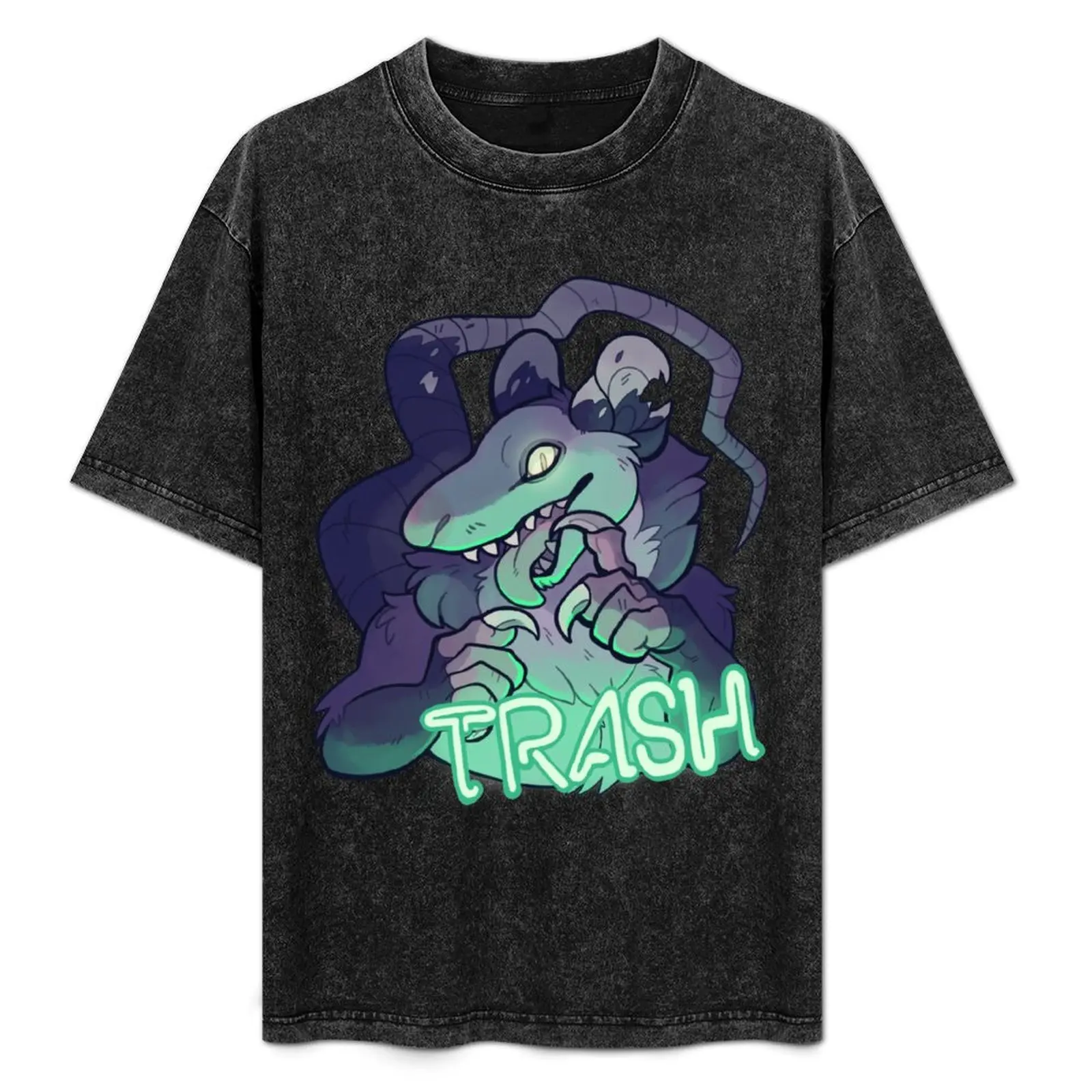 TRASH opossum T-Shirt Casual Pattern Print Tee Shirt
TRASH opossum T-Shirt Casual Pattern Print Tee Shirt