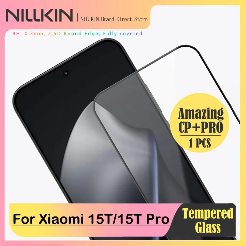 For Xiaomi 15 T/15 T Pro, NILLKIN Amazing CP+PRO Full Glue 9H Glass, 0.33mm Film, Anti-Glare & UV Protection Screen Protector
For Xiaomi 15 T/15 T Pro, NILLKIN Amazing CP+PRO Full Glue 9H Glass, 0.33mm Film, Anti-Glare & UV Protection Screen Protector
