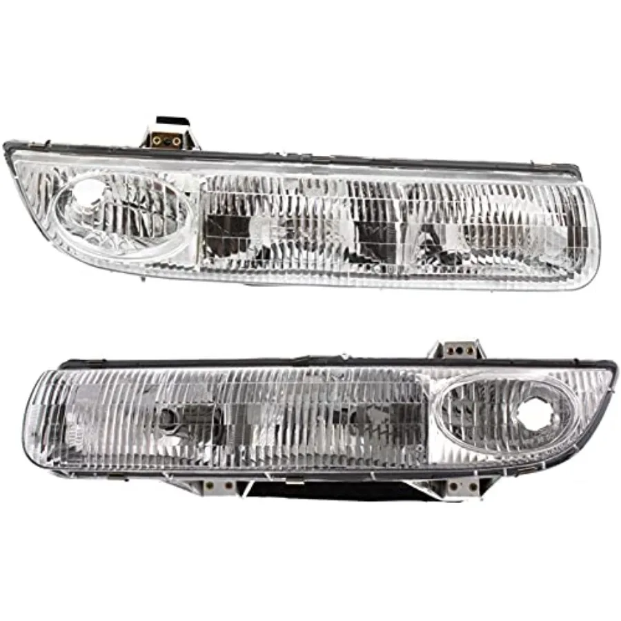 Headlight Assembly Pair For Saturn SL2/SL1 1996-1999, Car Headlights, Halogen With Bulbs, Replaces# 21111170 21111169
Headlight Assembly Pair For Saturn SL2/SL1 1996-1999, Car Headlights, Halogen With Bulbs, Replaces# 21111170 21111169