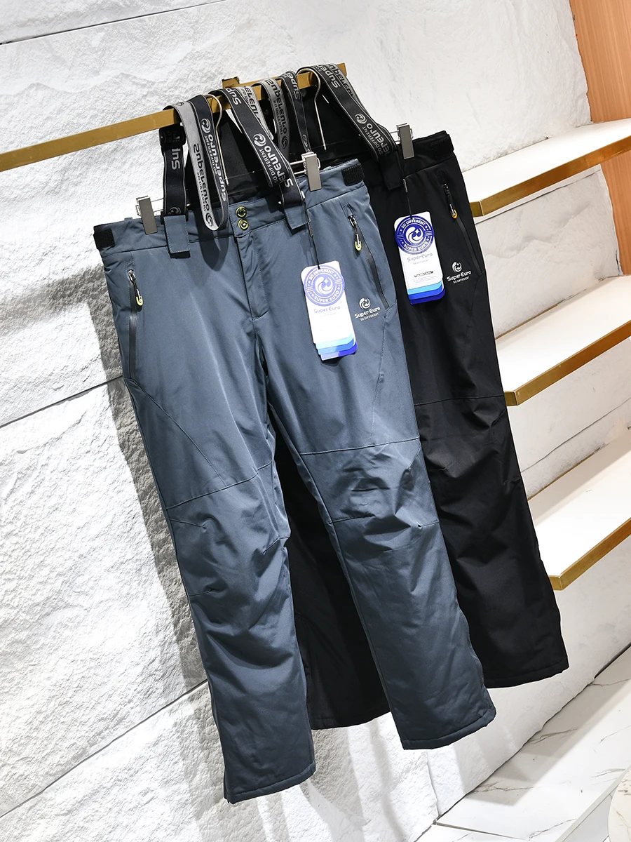 Warm Casual Ski Pants Men's Outdoor Winter Windproof Waterproof Thermal Cotton Trousers Fashionable Straight Leg Zipper Waist
Warm Casual Ski Pants Men's Outdoor Winter Windproof Waterproof Thermal Cotton Trousers Fashionable Straight Leg Zipper Waist