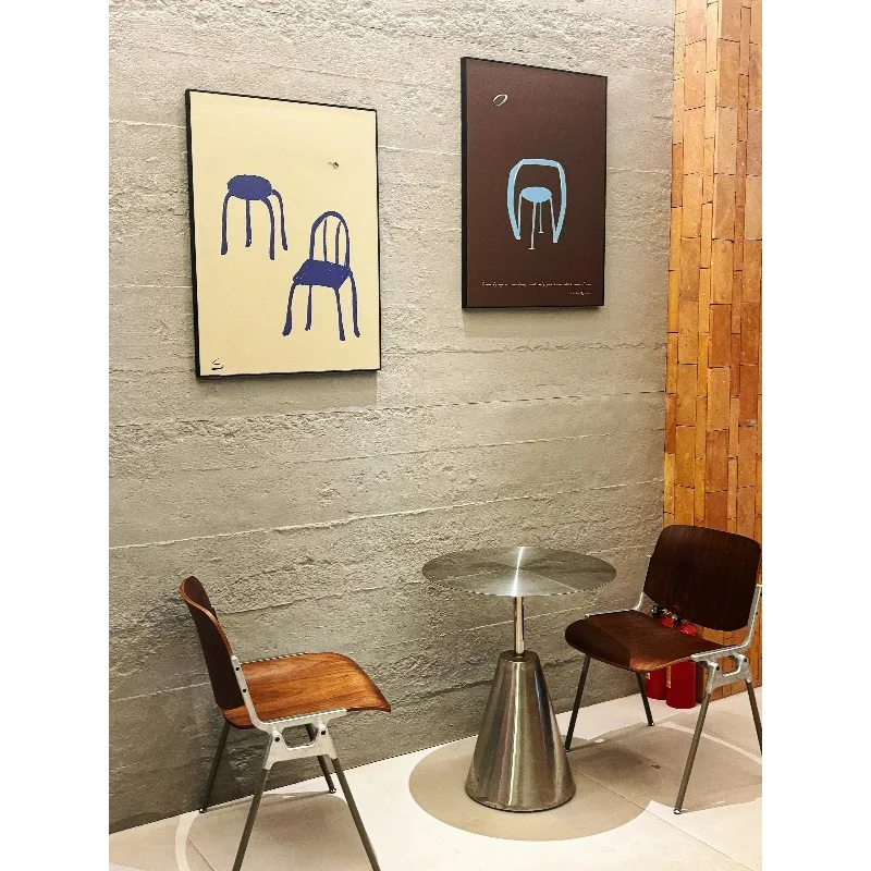 Stainless steel coffee shop table and chair combination milk tea shop coffee table round table solid wood dining chair
Stainless steel coffee shop table and chair combination milk tea shop coffee table round table solid wood dining chair