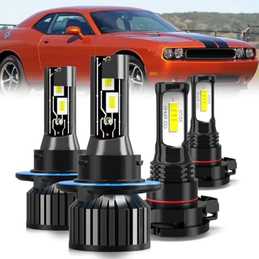 For 2011-2014 Dodge Challenger light Bulbs 9008 High Low Beam H16 Fog Light Combo 4PCS
For 2011-2014 Dodge Challenger light Bulbs 9008 High Low Beam H16 Fog Light Combo 4PCS