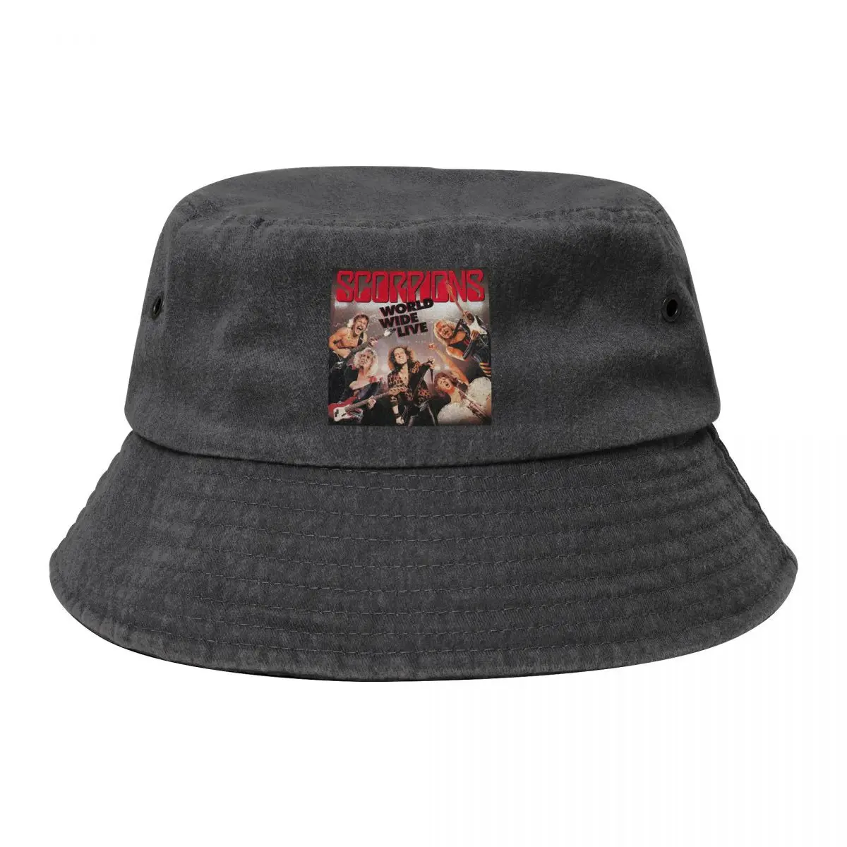 SCORPIONS-World Wide Live 50th Band Anniversary Cowboy Denim Fisherman Hat With Printing
SCORPIONS-World Wide Live 50th Band Anniversary Cowboy Denim Fisherman Hat With Printing