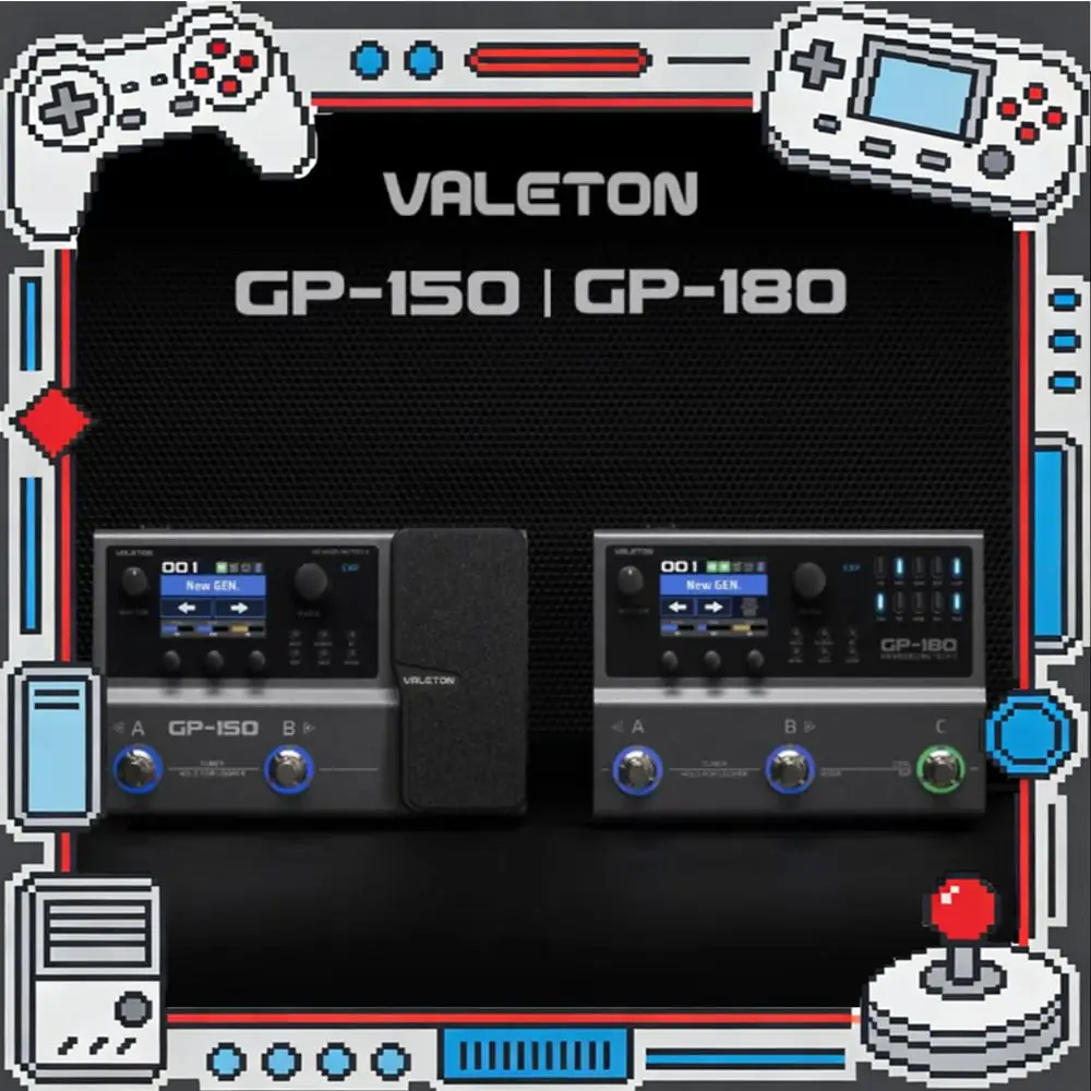 Цифровой гитарный процессор эффектов Valeton GP-150 GP180 с моделированием усилителей NAM и 20 сторонними IR-файлами, конвертация файлов NAM
Цифровой гитарный процессор эффектов Valeton GP-150 GP180 с моделированием усилителей NAM и 20 сторонними IR-файлами, конвертация файлов NAM