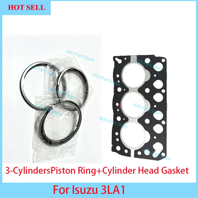 3LA1 For Isuzu Cylinder Head Gasket Piston Ring 70*2+1.5+3.5 Engine 3-Cylinders STD Overhaul Rebuild Kit
3LA1 For Isuzu Cylinder Head Gasket Piston Ring 70*2+1.5+3.5 Engine 3-Cylinders STD Overhaul Rebuild Kit