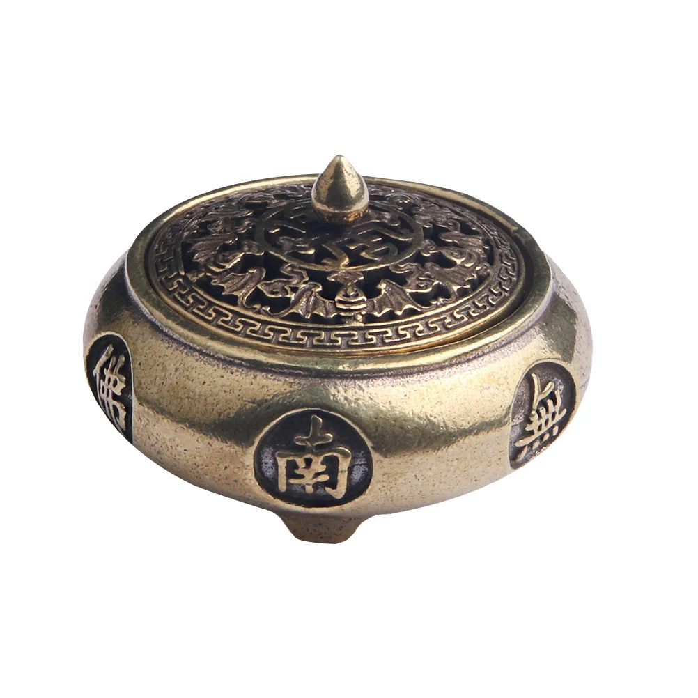 1Pcs Incense Burner Classic Brass Aromatherapy Censer Holder Practical Home Decor Indoor Holder for Study Yoga Meditation Relax
1Pcs Incense Burner Classic Brass Aromatherapy Censer Holder Practical Home Decor Indoor Holder for Study Yoga Meditation Relax