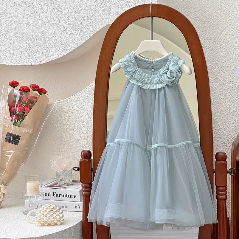 Baby Girls Dress Kids A-Line Dresses Princess Sleeveless Rose Decoration Girls Dress Toddler Summer Floral Yarn Skirt Size 4-14Y
Baby Girls Dress Kids A-Line Dresses Princess Sleeveless Rose Decoration Girls Dress Toddler Summer Floral Yarn Skirt Size 4-14Y