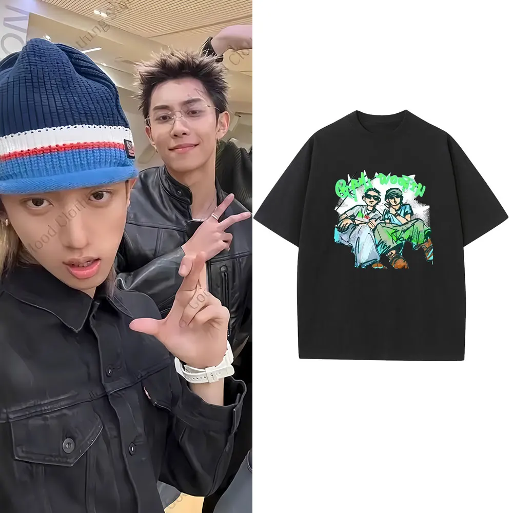 Lngshot Same Style Print T-shirt Men Women Kpop Fashion Trend Streetwear Male Vintage Casual Tshirt Unisex Soft Cotton T Shirts
Lngshot Same Style Print T-shirt Men Women Kpop Fashion Trend Streetwear Male Vintage Casual Tshirt Unisex Soft Cotton T Shirts
