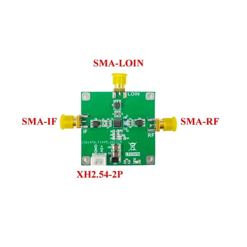 LTC5510 Mixer Module 1MHz-6GHz Bandwidth Low Conversion Insertion Loss Broadband Mixer
LTC5510 Mixer Module 1MHz-6GHz Bandwidth Low Conversion Insertion Loss Broadband Mixer