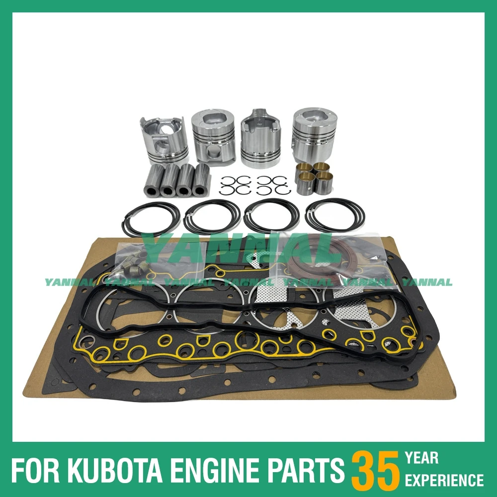 Piston Kit With Gasket Set For Xichai 4DX21-53D Engine Spare Parts
Piston Kit With Gasket Set For Xichai 4DX21-53D Engine Spare Parts
