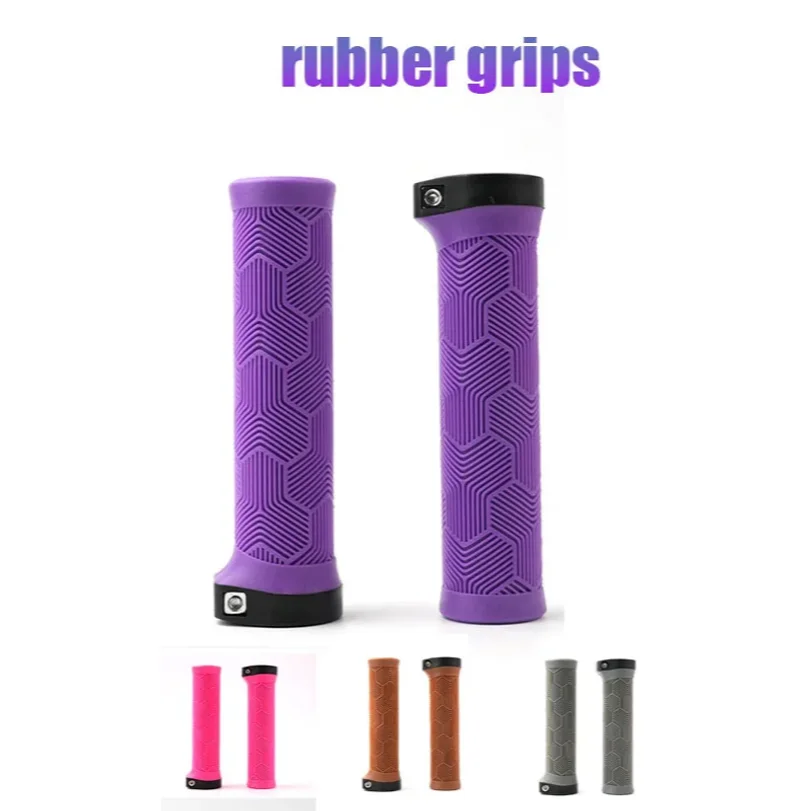 Rubber bicycle grips 22mm purple brown pink orange black Ergonomic MTB handlebar grips for dirt pit bmx Mountain bike grips
Rubber bicycle grips 22mm purple brown pink orange black Ergonomic MTB handlebar grips for dirt pit bmx Mountain bike grips