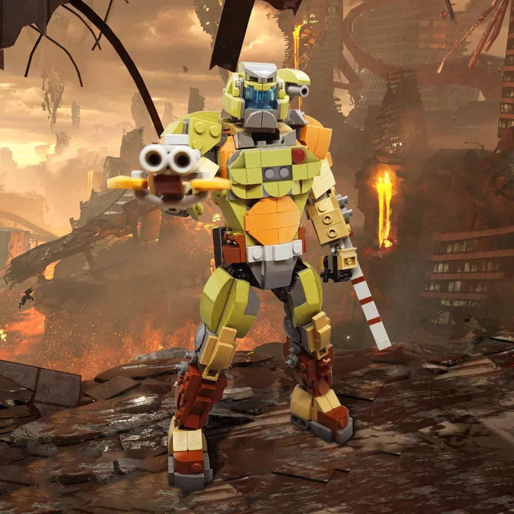 MOC The Doom Slayer Model Building Blocks Military Combat Activities Mech Shooting Robots Bricks DIY STEM Toys Adults Gift
MOC The Doom Slayer Model Building Blocks Military Combat Activities Mech Shooting Robots Bricks DIY STEM Toys Adults Gift
