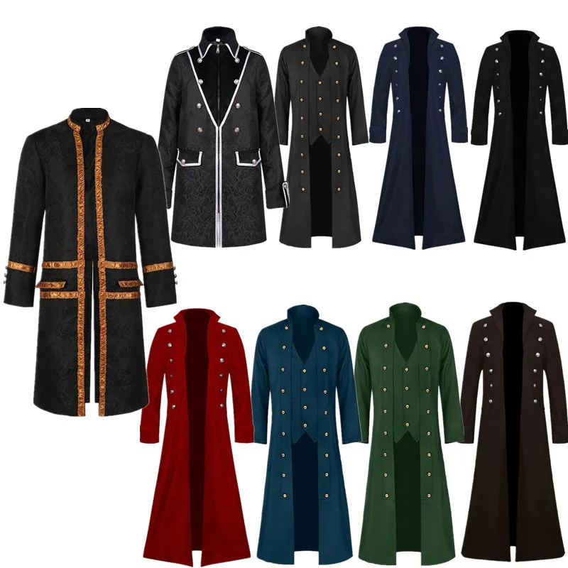 Medieval Steam Punk Vintage Jacket Gothic Knight Coat Halloween Performance Costume Women's Ethnic Stage Clothing
Medieval Steam Punk Vintage Jacket Gothic Knight Coat Halloween Performance Costume Women's Ethnic Stage Clothing