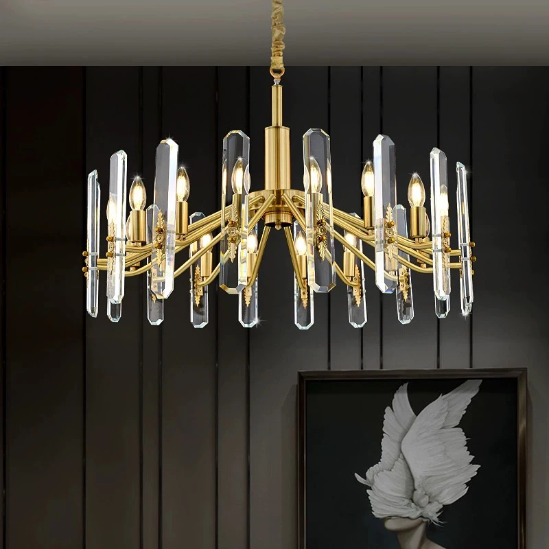 AiPaiTe modern copper glass chandelier, living room, dining room, bedroom, cylindrical/shell shaped glass chandelier
AiPaiTe modern copper glass chandelier, living room, dining room, bedroom, cylindrical/shell shaped glass chandelier