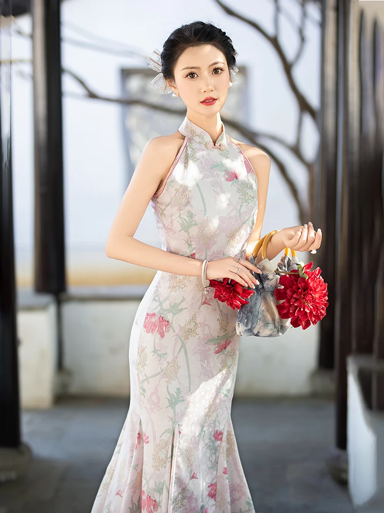 Neline Qipao Young Sle 2025 Svel Sexy Fi Tail Skirt Daily Wear Retro Sle round Collar No Slit Full Length Qipao
Neline Qipao Young Sle 2025 Svel Sexy Fi Tail Skirt Daily Wear Retro Sle round Collar No Slit Full Length Qipao