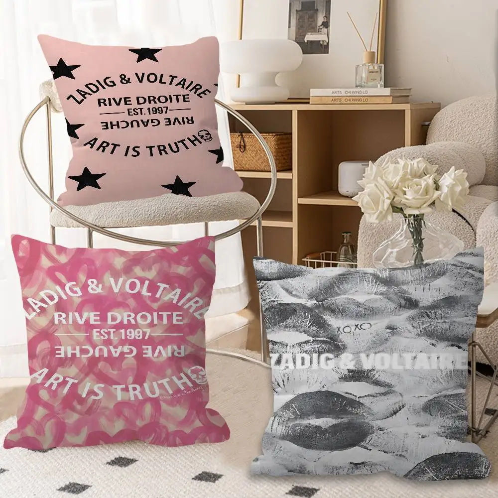Fashion Brand Z-Zadig V-Voltaire Cushion Cover Polyester Sofa Cushions Decorative Throw Pillows Home Decoration Pillowcover
Fashion Brand Z-Zadig V-Voltaire Cushion Cover Polyester Sofa Cushions Decorative Throw Pillows Home Decoration Pillowcover
