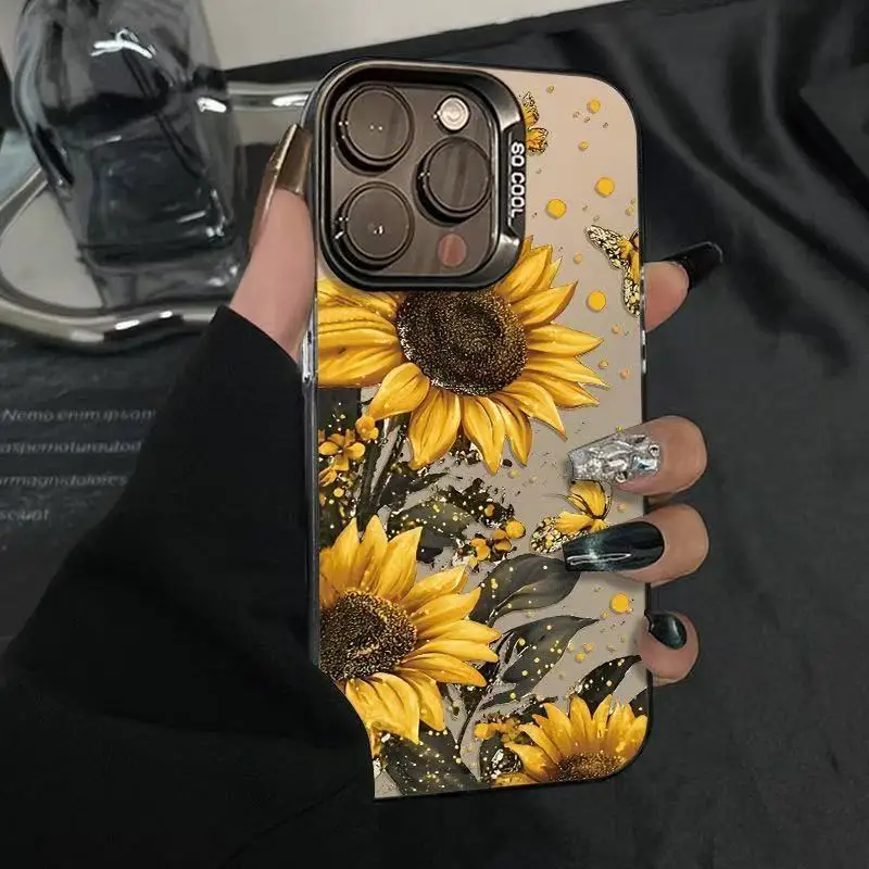 Phone Case for iPhone 16 E 15 Pro 14 13 Plus 12 11 Pro Max Soft Frame Hard Bumper Camera Protection for Male Female Sunflower
Phone Case for iPhone 16 E 15 Pro 14 13 Plus 12 11 Pro Max Soft Frame Hard Bumper Camera Protection for Male Female Sunflower