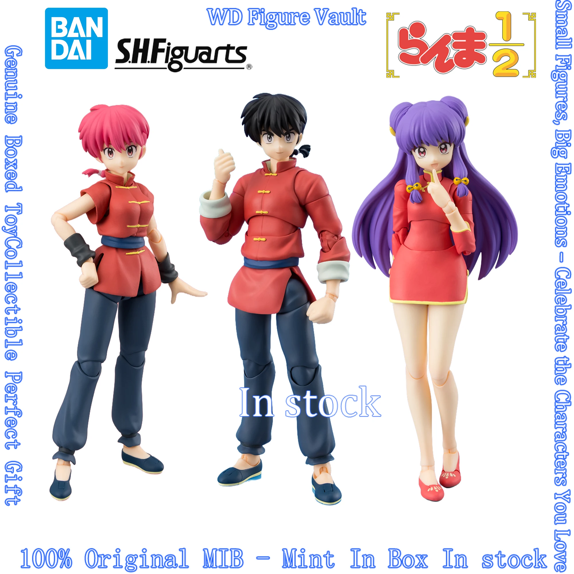 In stock Bandai S.H.Figuarts Saotome Ranma & Shampoo Ranma 1/2 Anime Action Figure Collectible Model Toy
In stock Bandai S.H.Figuarts Saotome Ranma & Shampoo Ranma 1/2 Anime Action Figure Collectible Model Toy