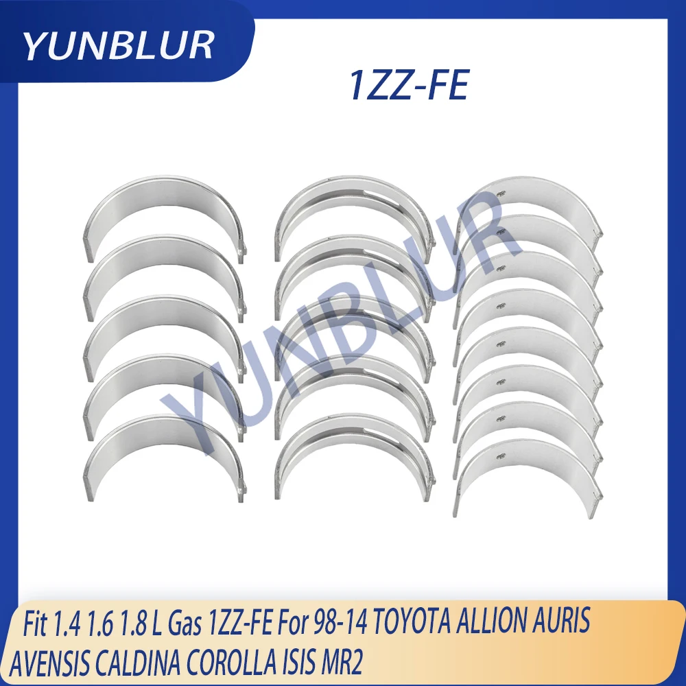 Engine Main & Con-rod Bearing Kit Fit 1.4 1.6 1.8 L Gas 1ZZ-FE For 98-14 TOYOTA ALLION AURIS AVENSIS CALDINA COROLLA ISIS MR2
Engine Main & Con-rod Bearing Kit Fit 1.4 1.6 1.8 L Gas 1ZZ-FE For 98-14 TOYOTA ALLION AURIS AVENSIS CALDINA COROLLA ISIS MR2