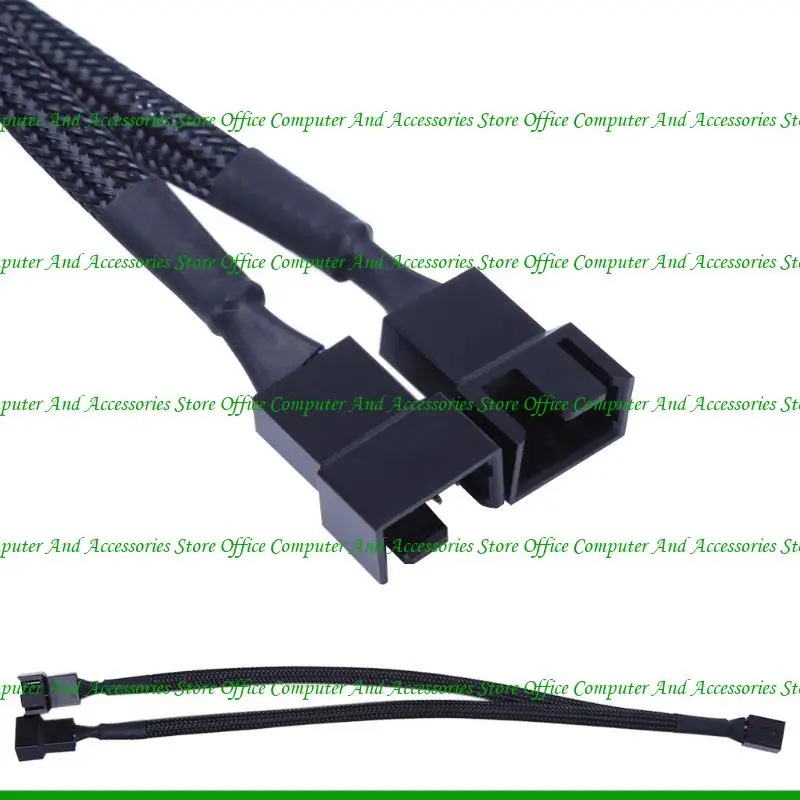 U55C 1 To 2 Way Y-Splitter Sleeved 4-Pin PWM Connector Fan Extension Adapter Cable
U55C 1 To 2 Way Y-Splitter Sleeved 4-Pin PWM Connector Fan Extension Adapter Cable