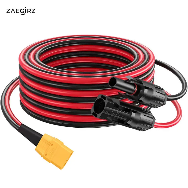 2m/6.5FT XT90 Female to Solar Connector Cable for Bluetti AC200PL/AC200Max SOLARPLAY AFERIY FOSSiBOT etc. Portable Power Station
2m/6.5FT XT90 Female to Solar Connector Cable for Bluetti AC200PL/AC200Max SOLARPLAY AFERIY FOSSiBOT etc. Portable Power Station