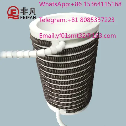 Tube heater corundum ceramic tube heating high temperature heating wire melting gold and silver furnace