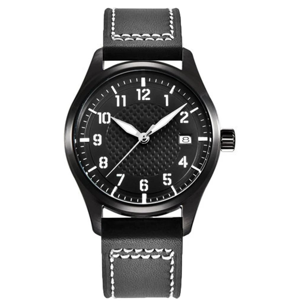 Corgeut 40mm New Men's Top Mechanical Watch Black PVD Case Leather Strap NH35 Movement Luminous Waterproof Automatic Watch
Corgeut 40mm New Men's Top Mechanical Watch Black PVD Case Leather Strap NH35 Movement Luminous Waterproof Automatic Watch