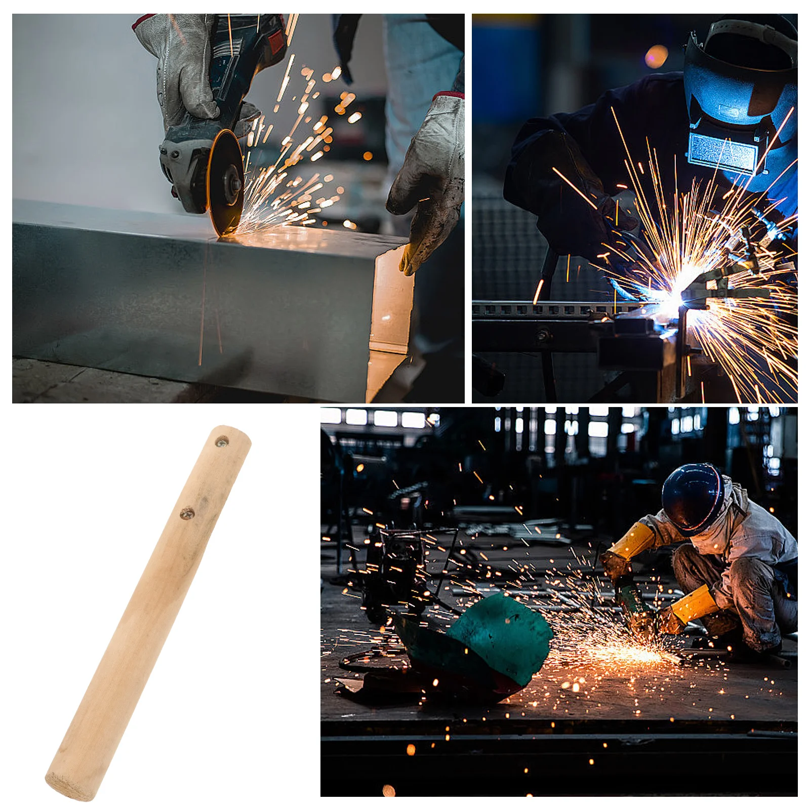 Welding Mask Wooden Sturdy Welder Supplies Face Mask Grip For Cutting Wooden Welding H Grinding
Welding Mask Wooden Sturdy Welder Supplies Face Mask Grip For Cutting Wooden Welding H Grinding